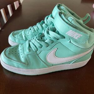 Nike Court Borough Mid 2 Casual Emerald Rise White